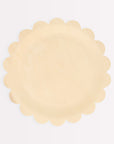 Wooden Scalloped Small Plates