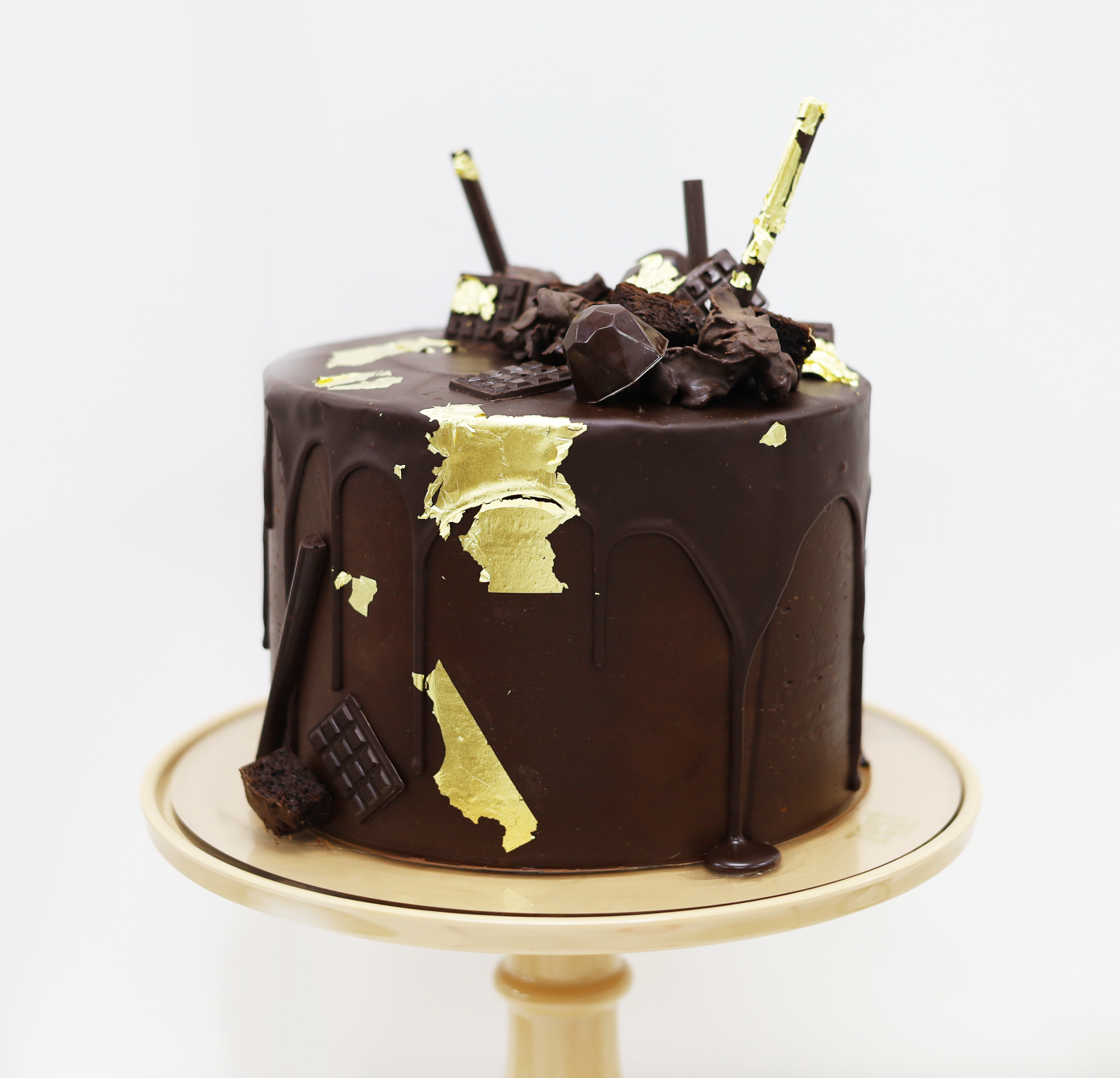 Triple Chocolate Luxury Celebration Cake – ZestBakeshop