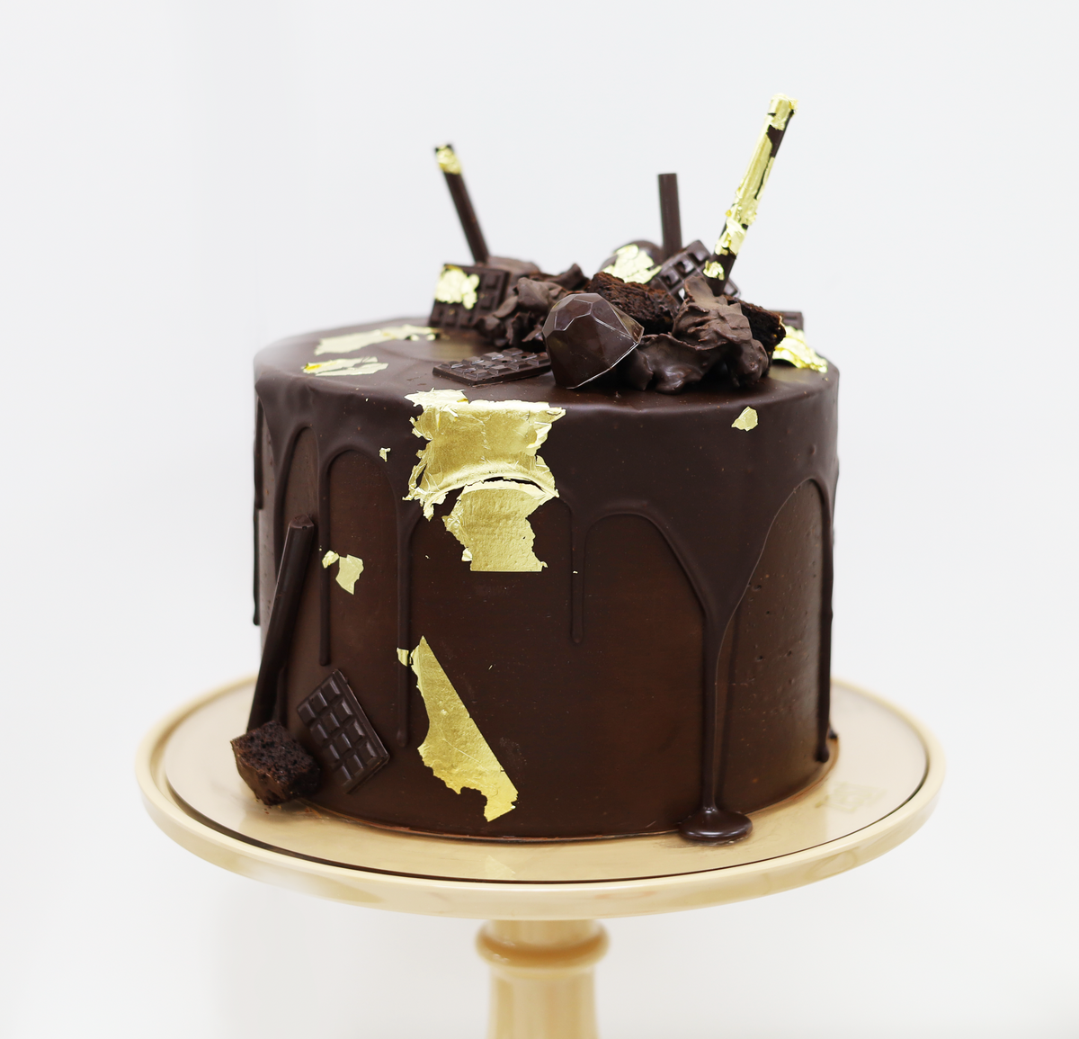 Triple Chocolate Luxury Celebration Cake – ZestBakeshop
