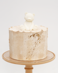 Teddy Bear Celebration Cake- Taupe