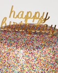 Rainbow Sprinkle Explosion Celebration Cake