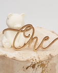 Teddy Bear Celebration Cake- Taupe