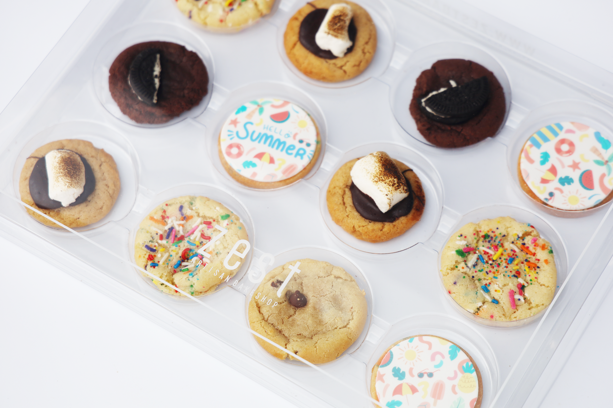 I Love Camp! Summer Fun Assorted Cookies Box