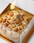 Beehive Meringue Tart in Lucite