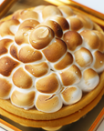 Beehive Meringue Tart in Lucite
