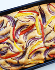Roasted Vegetable Foccica Flatbread