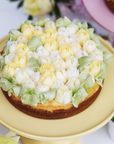 Zest Flower Shop Luxury Cheesecake- Yellow Tulips