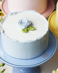 2 Layer Zest Flower Shop Blue Rose Cake (blueberry)