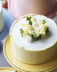 2 Layer Zest Flower Shop Yellow Tulips Cake (lemon)