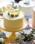 2 Layer Zest Flower Shop Yellow Tulips Cake (lemon)