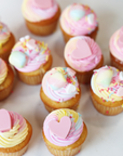 Pastel Rainbow Cupcakes