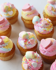 Pastel Rainbow Cupcakes