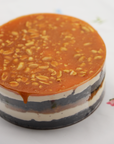 Peanut Caramel + (Parve) Creamy Cheese Chocolate Layer Cake