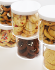 Lucite Cookie Jar Filled With Your Choice of Cookies