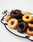 Assorted Donuts on Ceramic Bow Tray- Gift Box