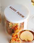 Medium Lucite Cookie Jar - Rice Crispy Squares