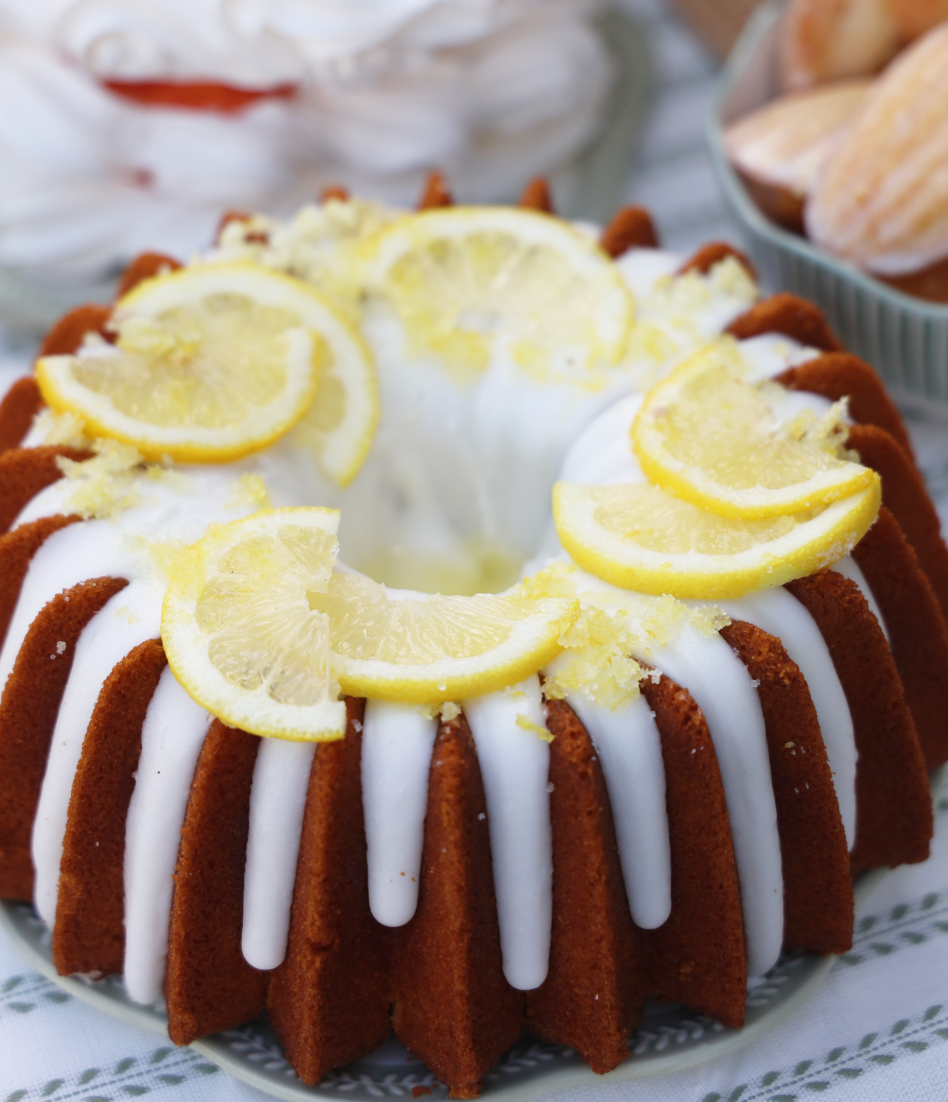 Fresh Lemon Glazed Bundt Cake - Main Image