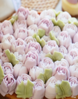 Zest Flower Shop Luxury Cheesecake- Purple Tulips