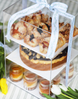 3 Tier Lucite DAIRY Dessert Assortment Display Case