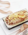 Loaf Cake (of your choice) in Lucite Dome