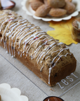 Fresh Cranberry Coffee Crumb Log Cake