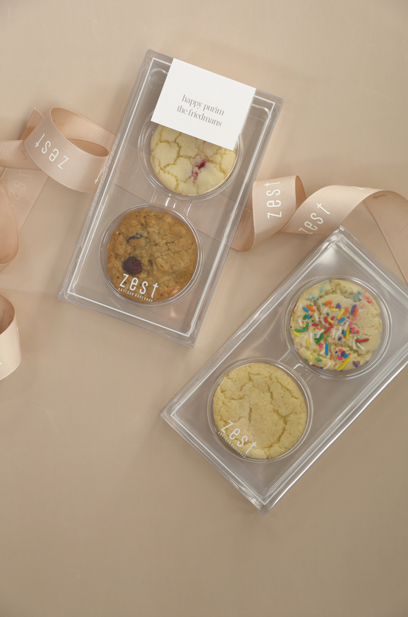 2 Piece Gourmet Cookie Box – ZestBakeshop