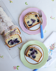 Blueberry Glazed Log Cake