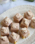 French Lace Florals Petit Four Set (12)