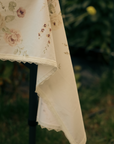Maison x Zest Bakeshop French Lace Trimmed Tablecloth (Custom Size- MTO)