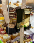 The Sweet Table Lucite Golden Dessert Display Case- 3 tier
