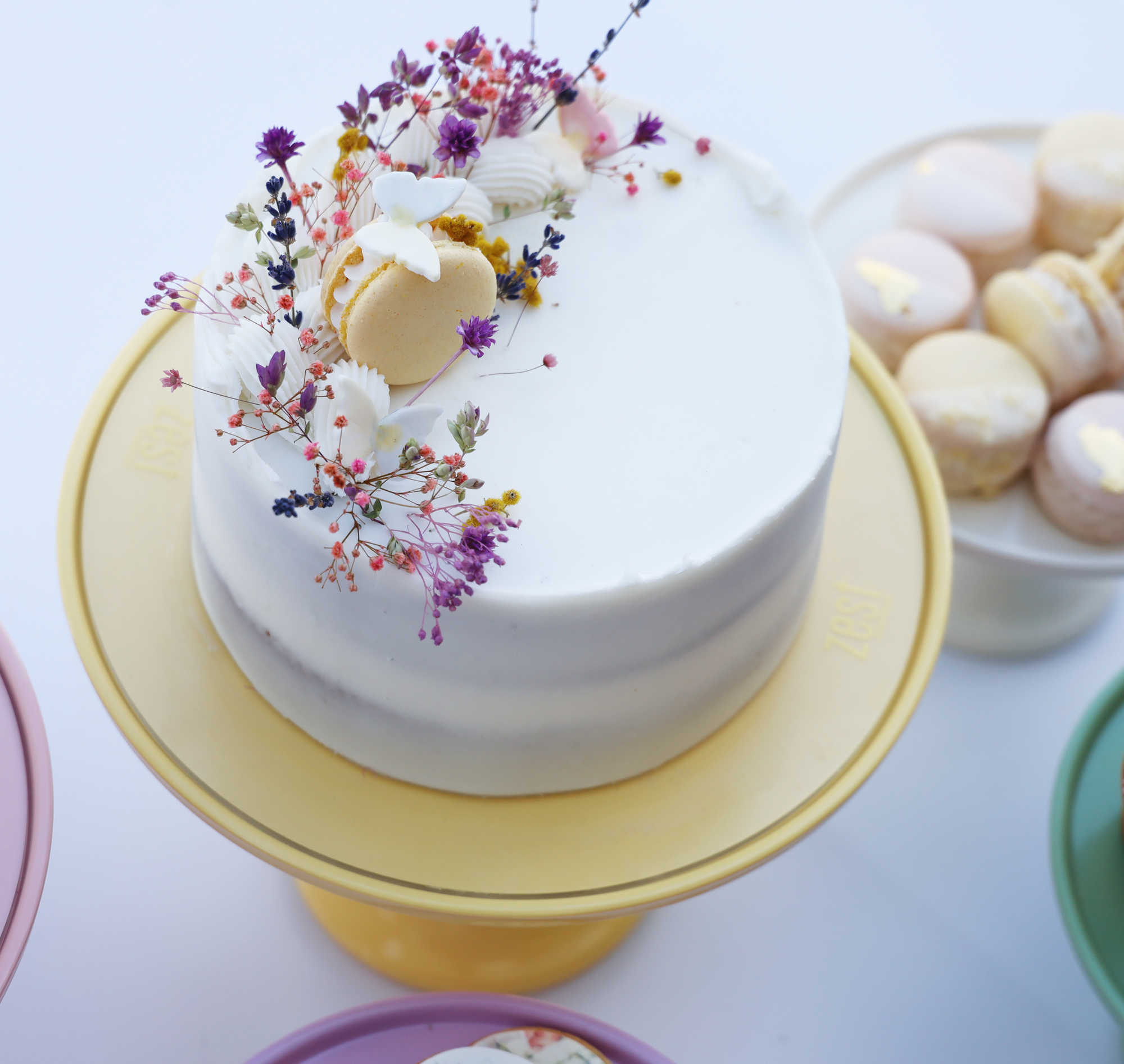 2 Layer Le Jardin Floral Cake