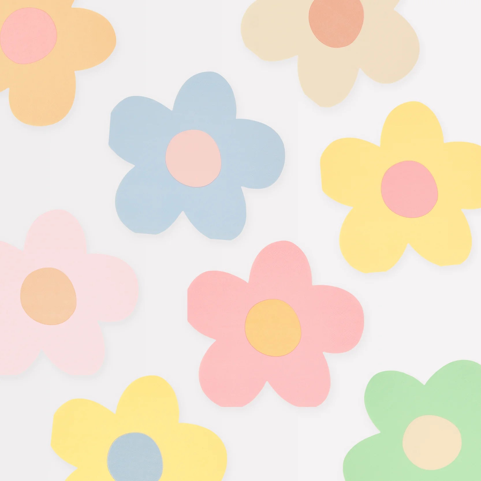 Daisy Shaped Napkins