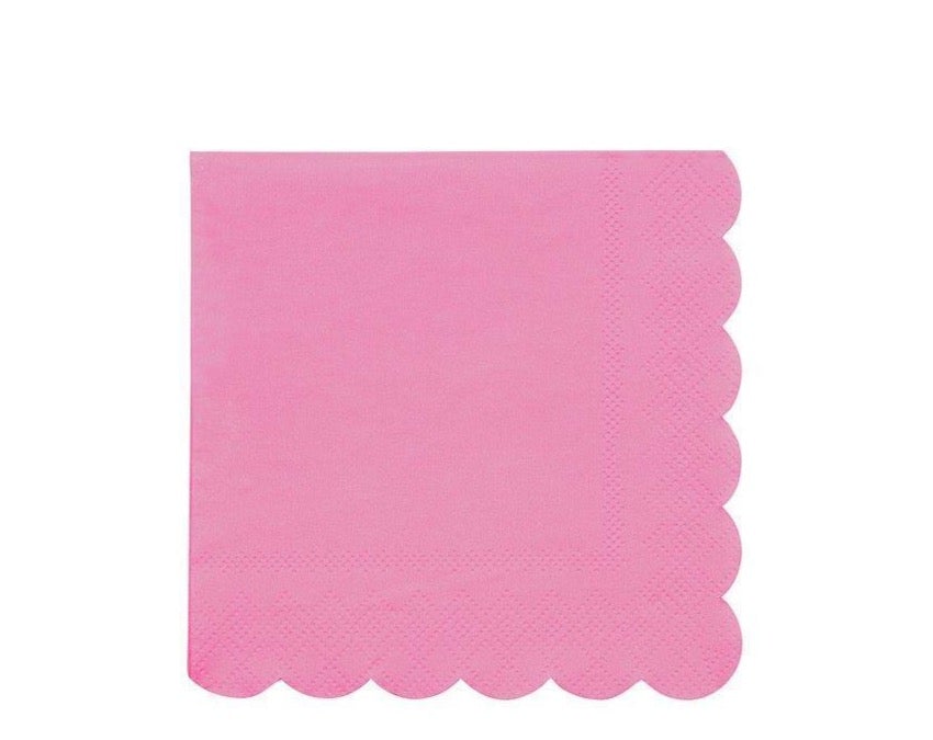 Deep Pink Simply Eco Small Napkins