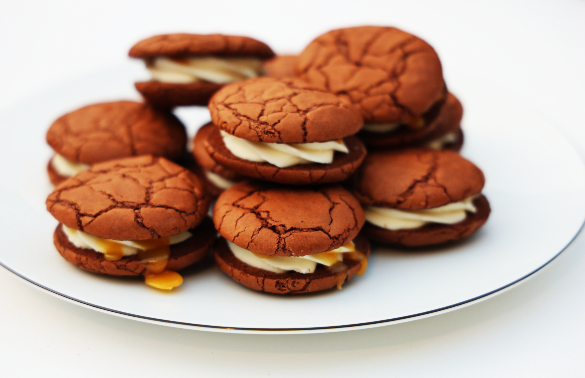 Caramel Brownie Stacks