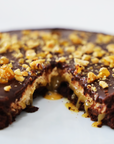 Peanut Butter Mousse Chocolate Caramel Tart