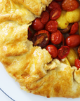 Roasted Garlic Tomato Savory Galette