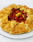 Roasted Garlic Tomato Savory Galette