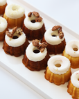 Assorted Mini Bundts in Lucite Display Box
