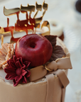 Autumn Florals Shana Tova centerpiece cake