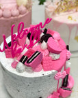 Hot Pink Oreo Explosion Celebration Cake