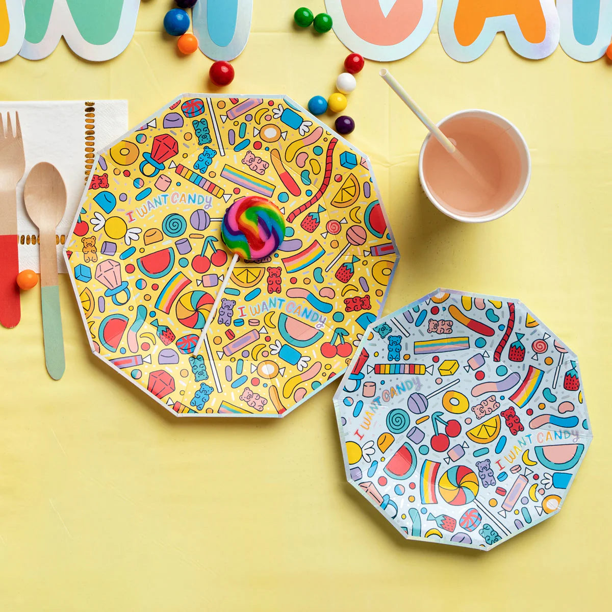 Candy Explosion Large Plates