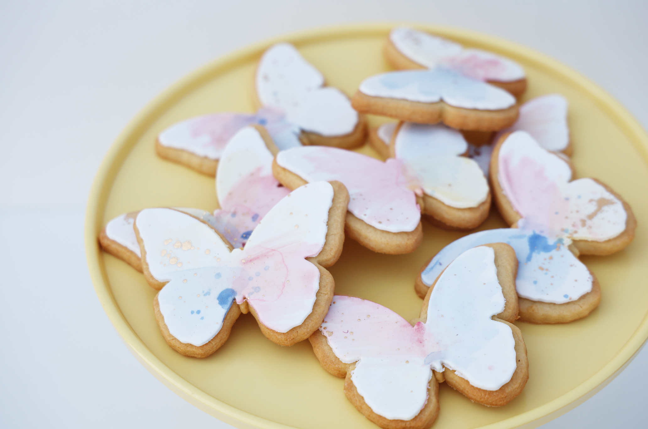 Le Jardin Watercolor Butterfly Cookies Set (12)