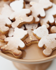 Mini Teddy Bear Cookies- Taupe