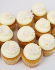 24 Mini Daisy Cupcakes