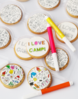 I Love Camp! Color Your Own Cookie Set