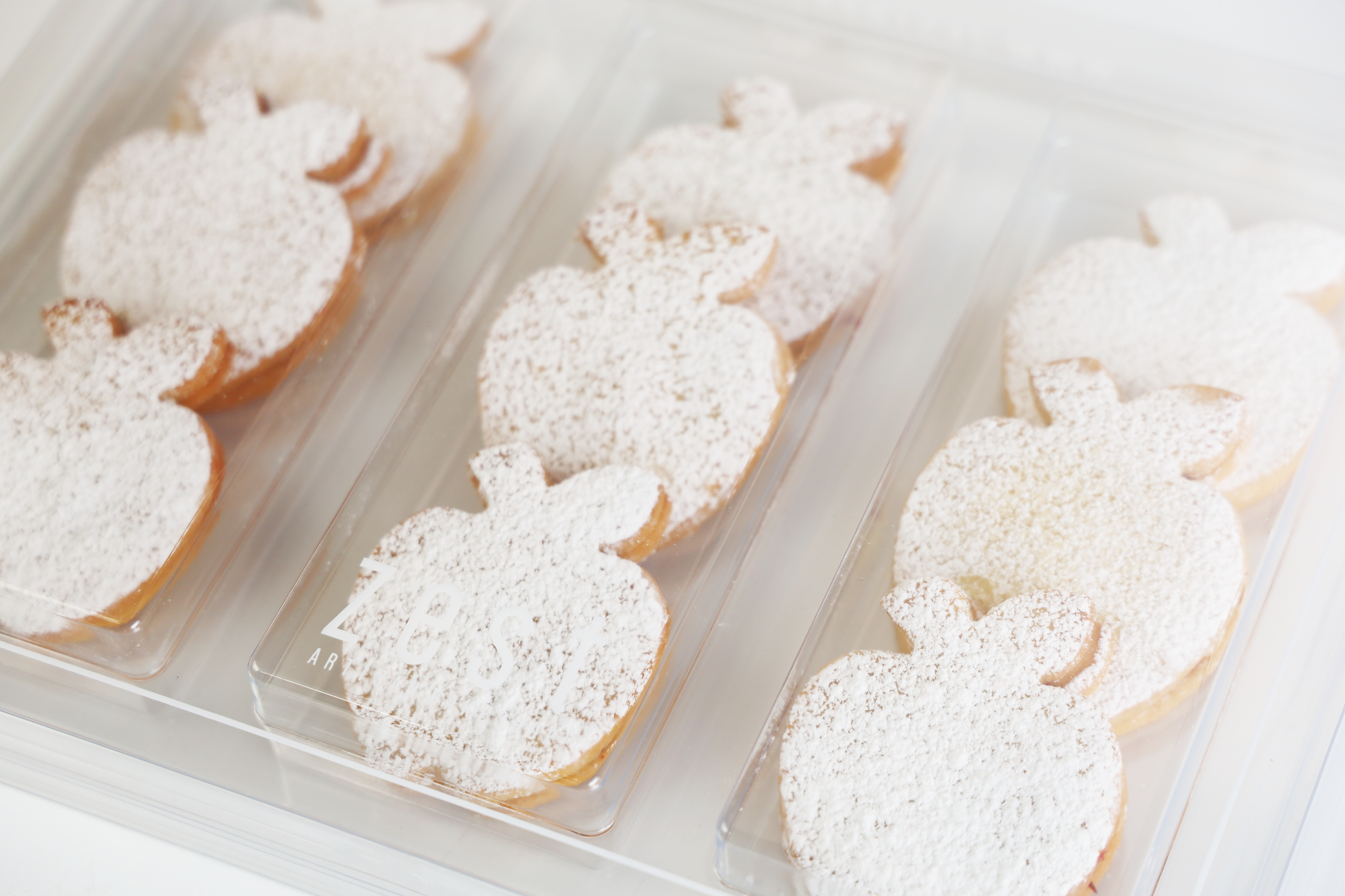 Apple Shaped Linzer Cookie Gift Box