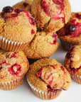 Whole Wheat Sugar Cranberry Muffins