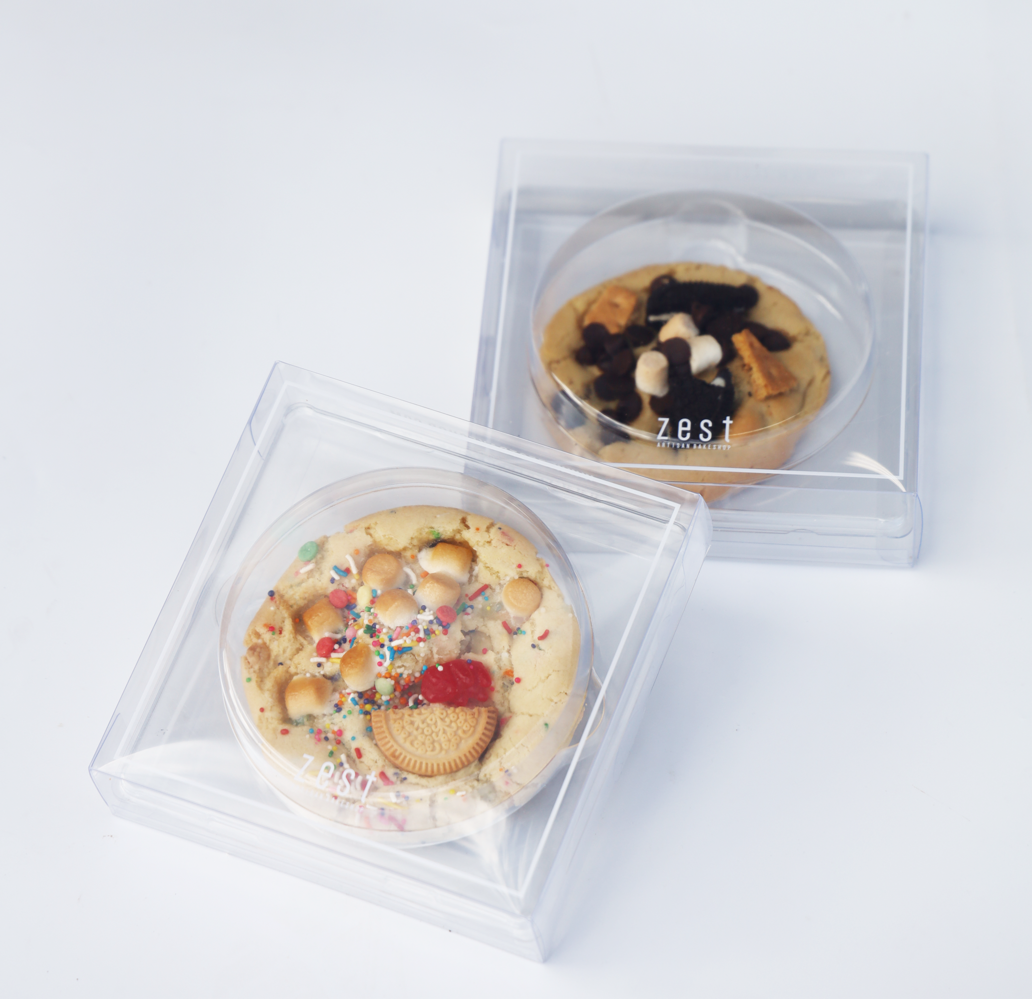 Jumbo Sugar and Sprinkle Funfetti Cake Stuffed Cookie Boxed