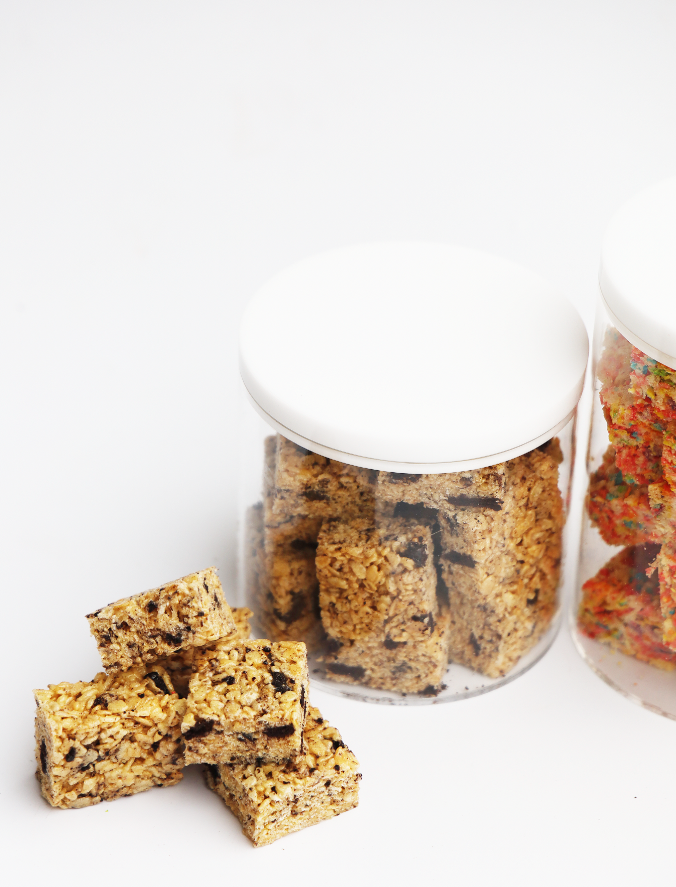 Medium Lucite Cookie Jar - Rice Crispy Squares