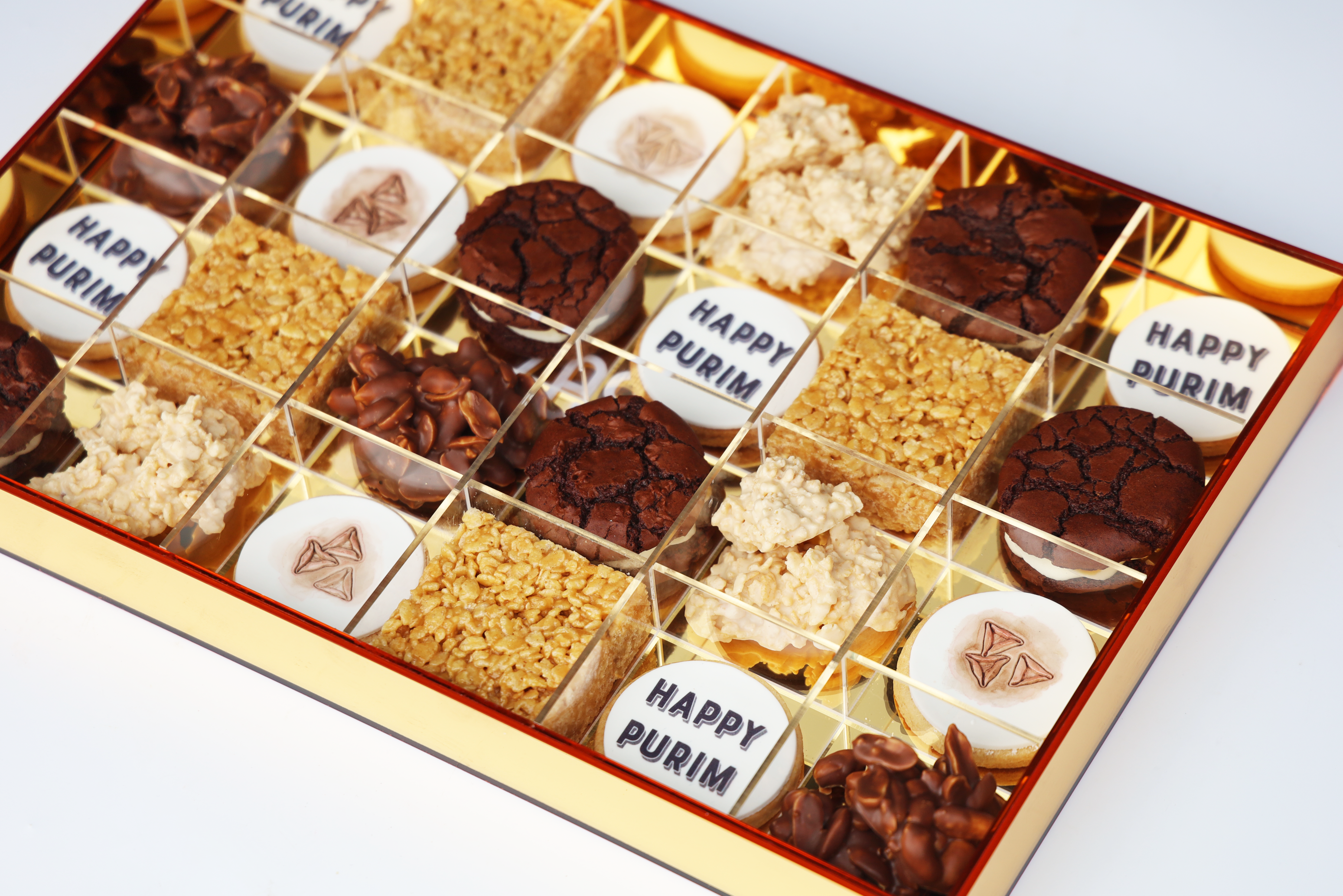 Chocolate Collection Lucite Luxury Assortment Tray